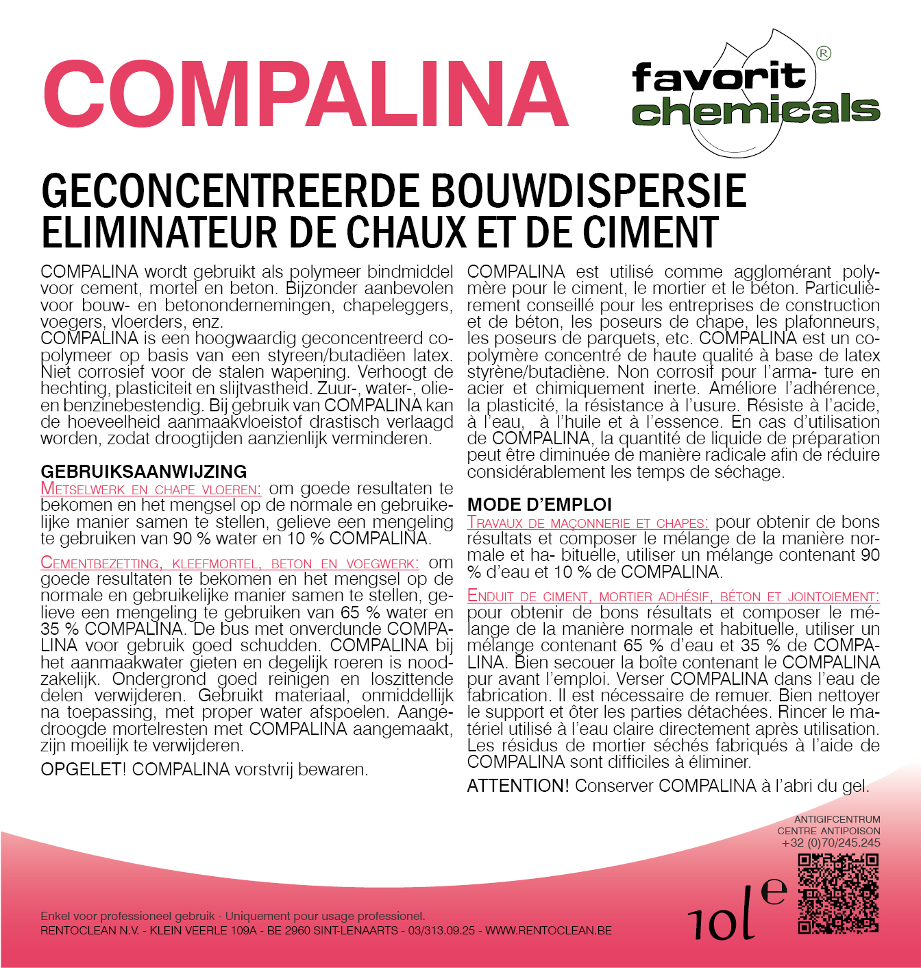 Compalina bouwdispersie